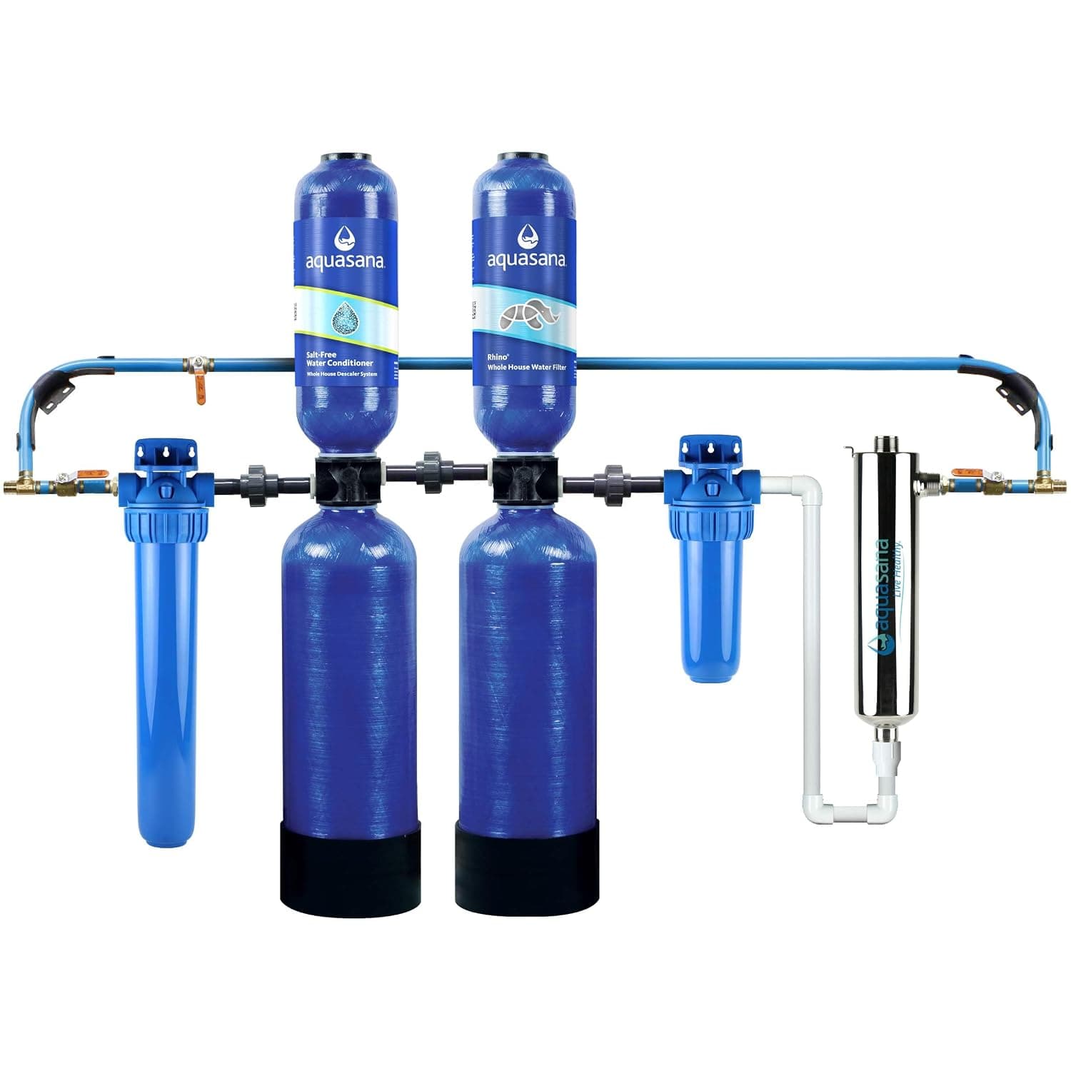 Aquasana Rhino 1,000,000-Gal Whole-House Filter + Softener + UV