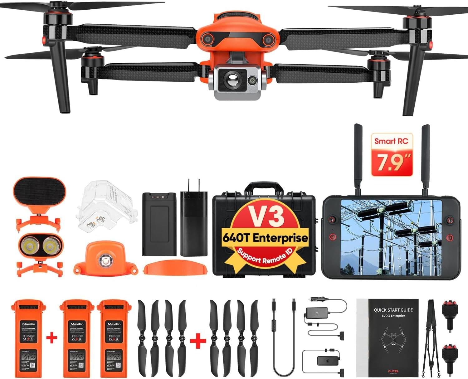 Autel EVO II Dual 640T Enterprise V3 — Public Safety Kit