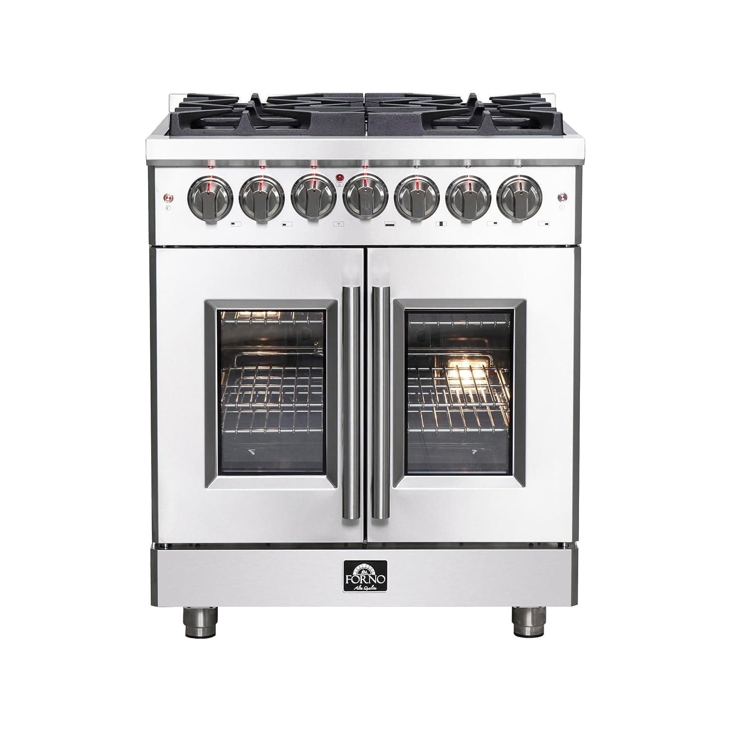 Forno Massimo 30" Dual Fuel Range — French-Door Oven