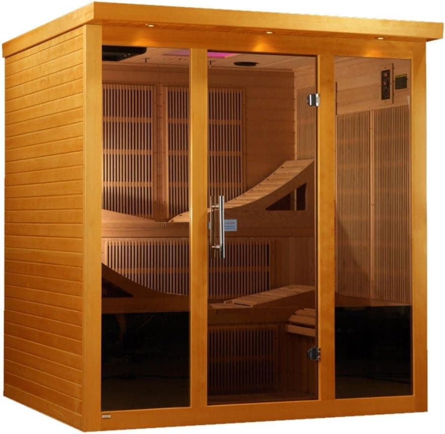 Golden Designs Monaco 6-Person Low-EMF Far-Infrared Sauna