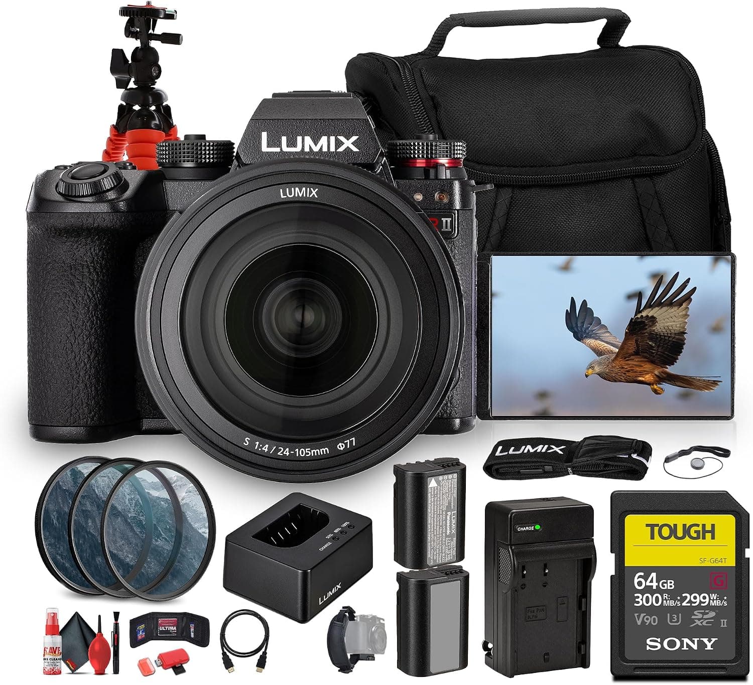 Panasonic LUMIX S1R II + 24-105mm f/4 Kit