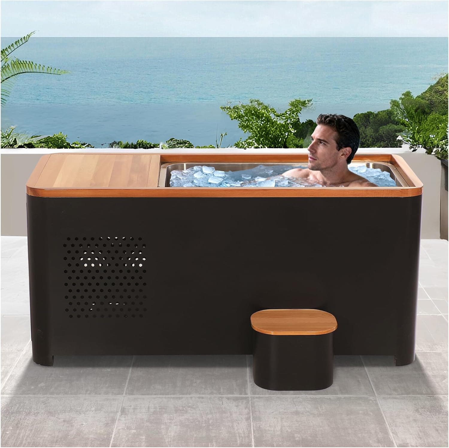 ZONEMEL Cold Plunge Tub with 1HP Chiller